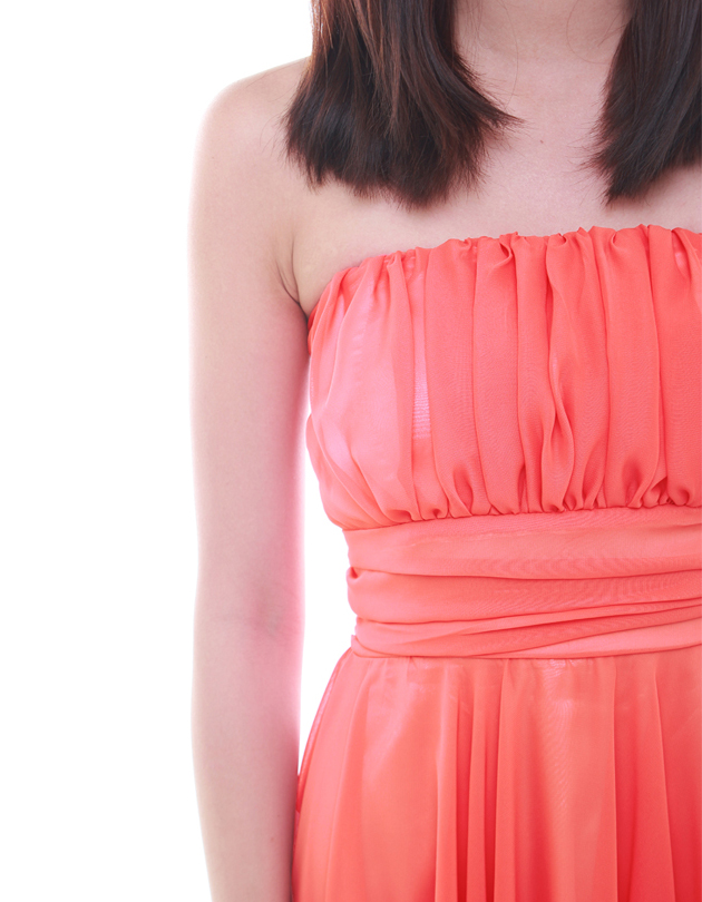 Pixie Dress in Coral